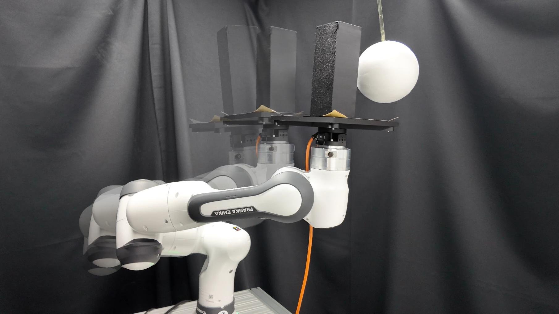 Motion snapshot: the object moves into the obstacle