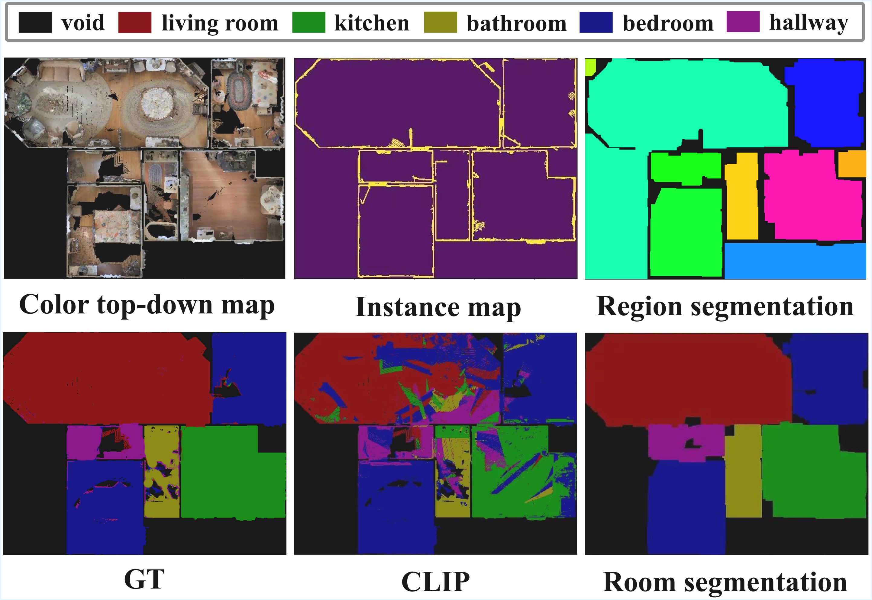 Room segmentation scene 1